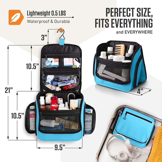 VENTURE 4TH Hanging Travel Toiletry Bag - Image 2