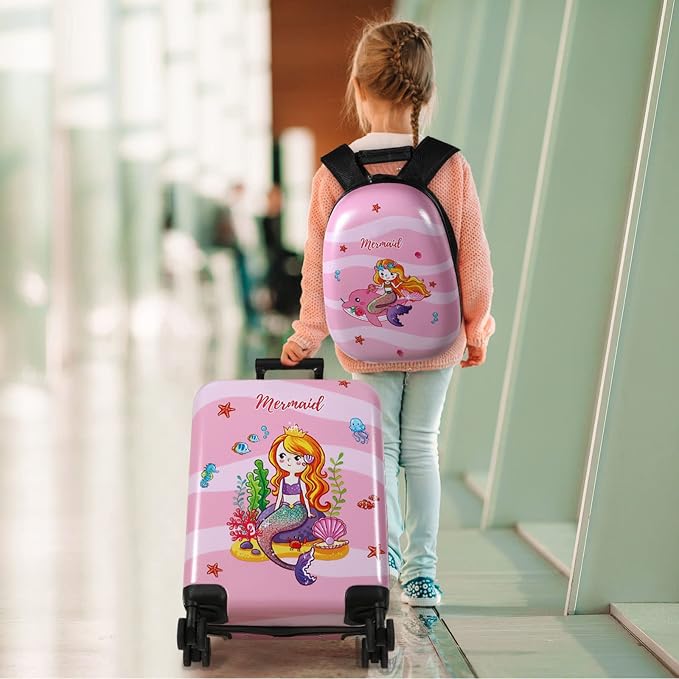 Weewooday Kids Luggage and Backpack 18" Suitcase - Image 6