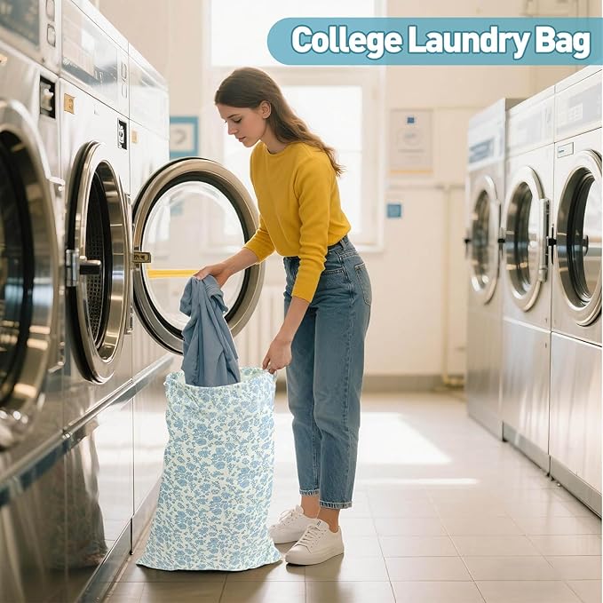 College Laundry Bag, Dirty Clothes Laundry Bag - Image 2