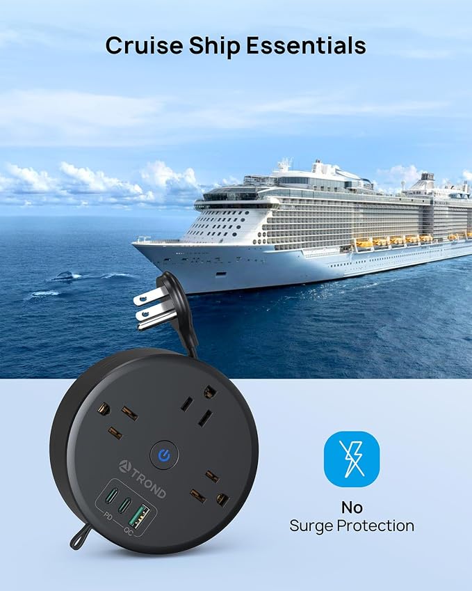 TROND 20W USB C Travel Power Strip - Image 5