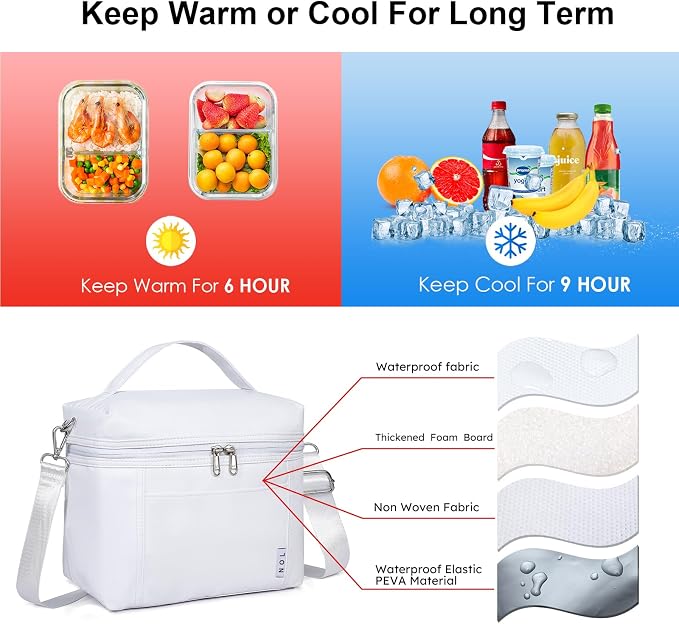 NOL Natural Organic Lifestyle Insulated Lunch Bags - Image 3