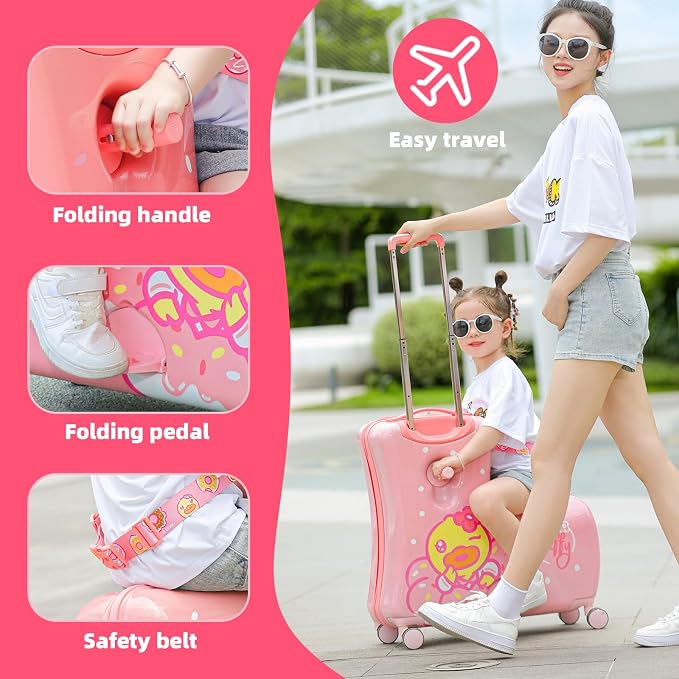 Kids' Lightweight Ride on Luggage - Image 4