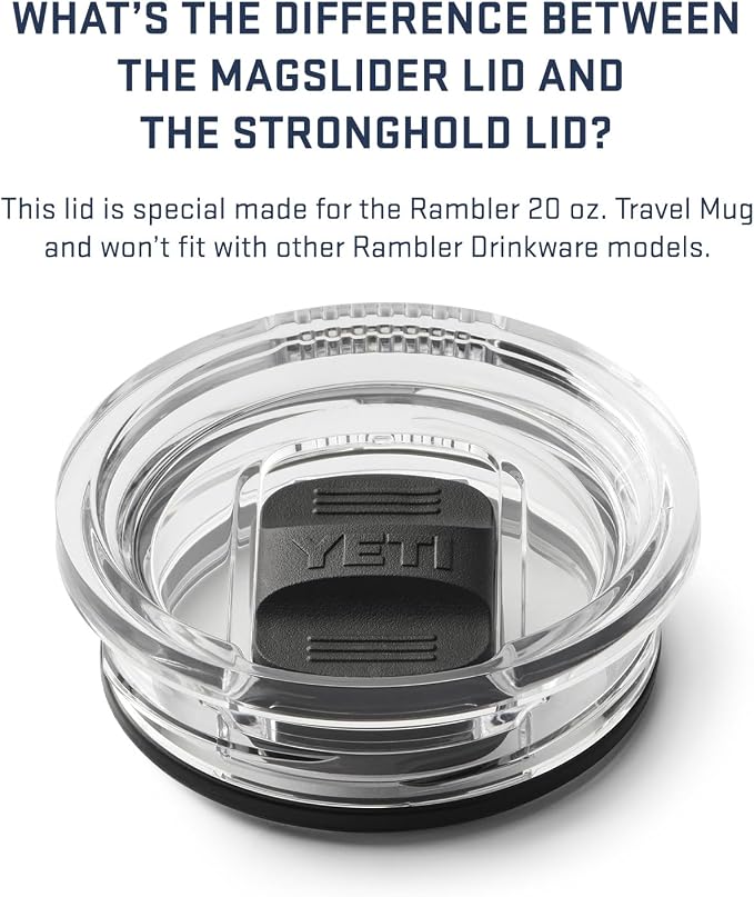 YETI Rambler 20 oz Travel Mug, Stainless Steel, Vacuum Insulated - Image 8