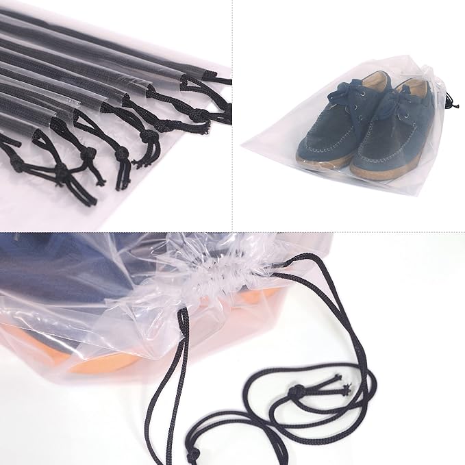 Set of 12 Transparent Shoe Bags - Image 4