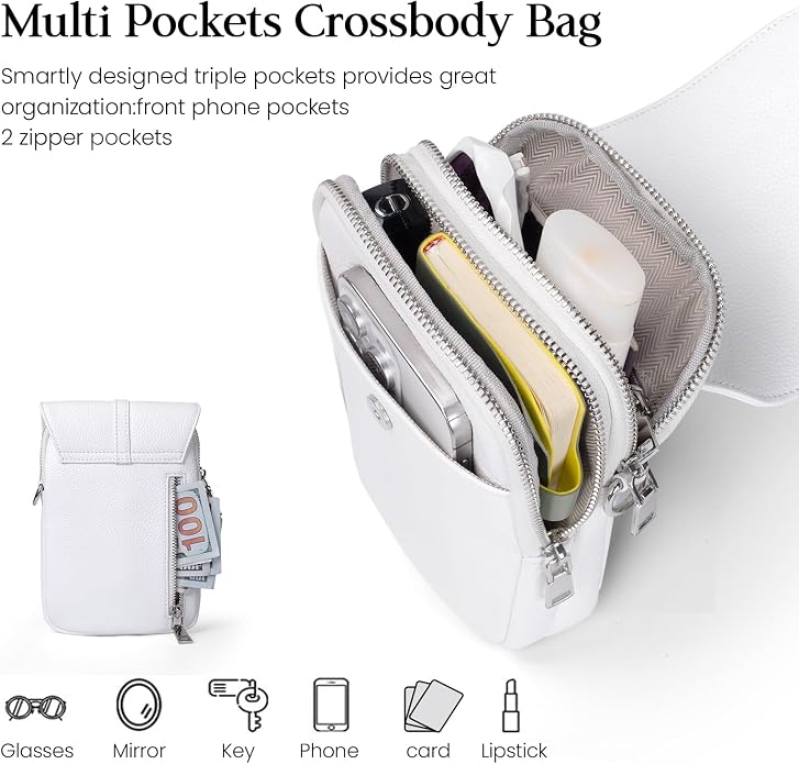 befen Genuine Leather Small Crossbody Bags - Image 4