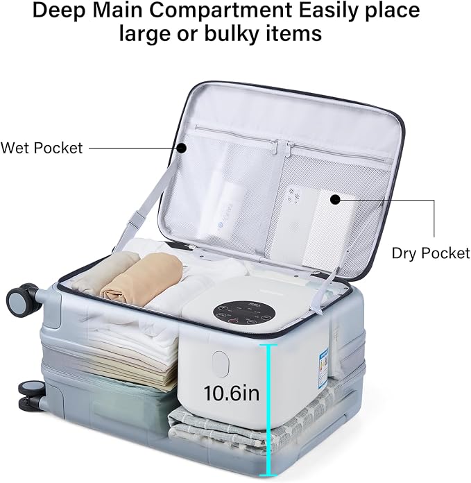 Hanke Hardside Expandable Carry On Luggage, 20 Inch Top Opening Trunk Luggages - Image 5
