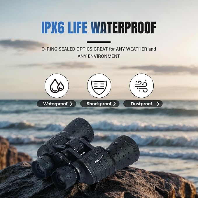 30x50 High Powered Binoculars for Adults, Waterproof Compact Binoculars - Image 4
