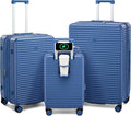 Hard Shell Suitcases Expandable Travel Luggage Sets 3 Piece, Carry on and Check by HanTrip