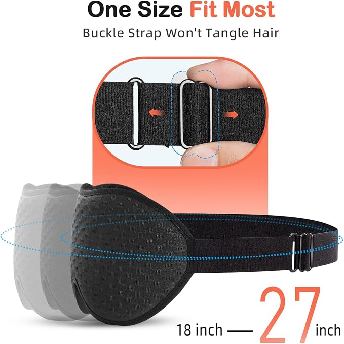 INNELO 3D Contoured Sleep Mask for Side Sleepers - Image 6