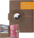 GARZINI Passport Holder with AirTag, Passport Wallet with RFID, Travel by GARZINI