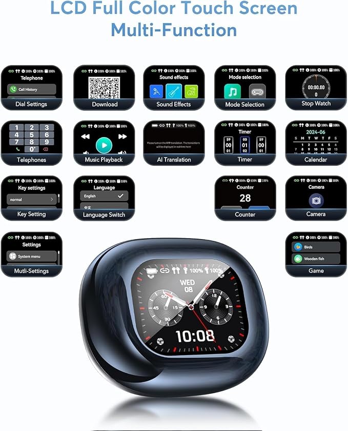 AI Translation Earbuds, Real-Time Translator - Image 2