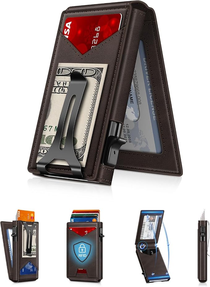 Wallet for Men RFID Wallet by GHUKY