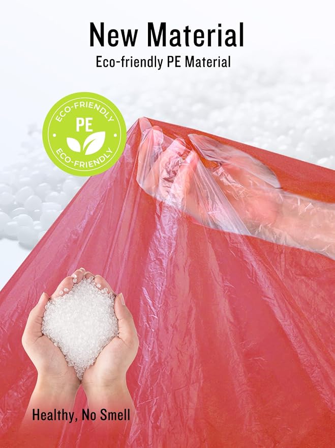 SaphiRose Disposable Rain Ponchos Emergency Clear Poncho - Image 5