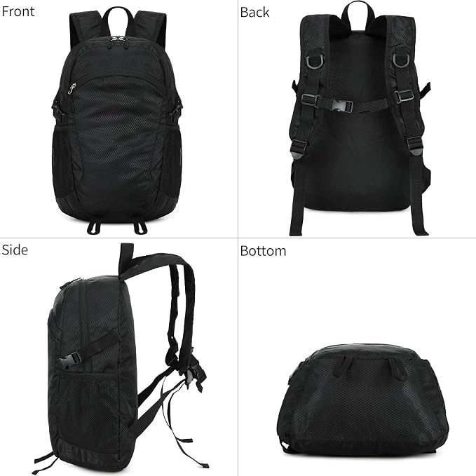 Small Hiking Daypack, 15L Water-Resistant Hiking Backpack Packable Lightweight - Image 9