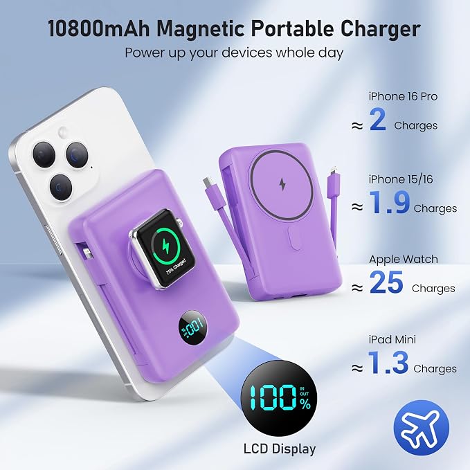 Magnetic Portable Charger for iPhone - Image 2