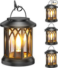 WdtPro Solar Lanterns Outdoor Hanging 4 Pack, Upgraded Bright Waterproof Lantern by WdtPro