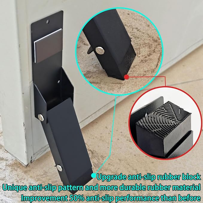 Door Stoppers No Drilling, Kick Down Door Stop, Door Stops - Image 4
