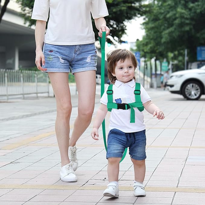 Accmor 3 in 1 Toddler Harness Leash + Baby Anti Lost Wrist Link, Cute Dinosaur - Image 8