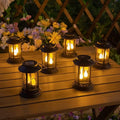 Beautyard Outdoor Solar Candles Lights Flickering Decorative Lantern Stake by Beautyard