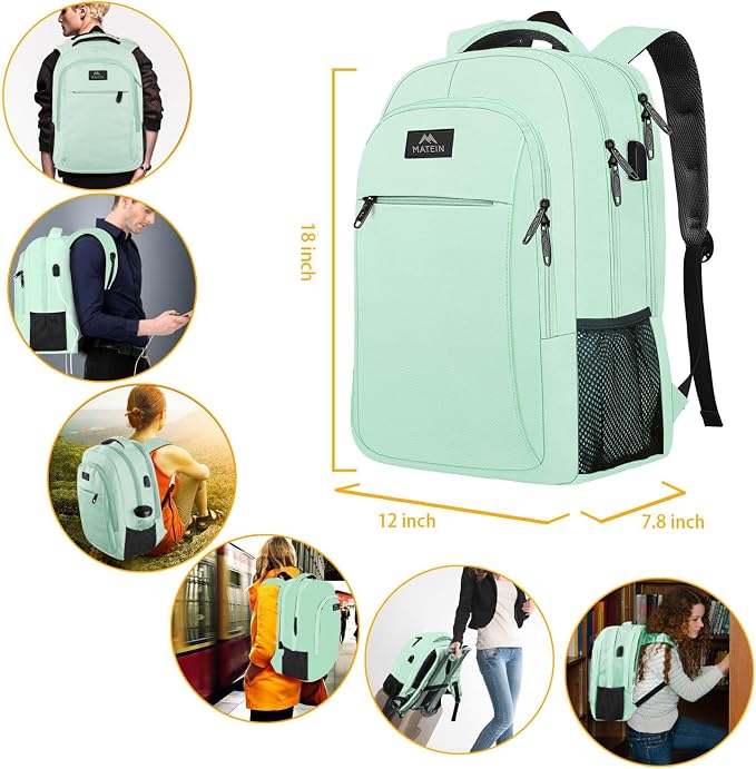 MATEIN 15.6-Inch Laptop Backpack - Image 8