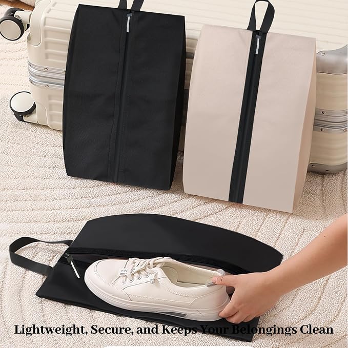 Shoe Bag Odor-Absorbing Water-Resistant, Travel Friendly Golf Shoe Bag - Image 3