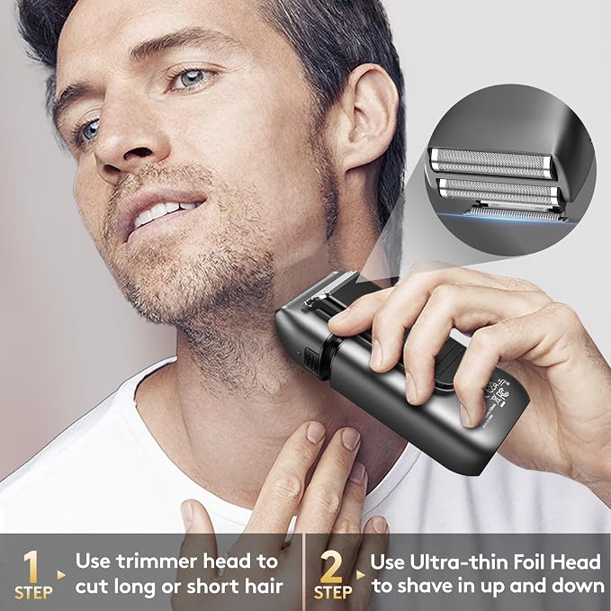 Brightup Foil Shaver, Mens Electric Razor, Shavers - Image 3