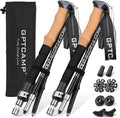 GPTCAMP Nordic Walking Stick, Cork Handle, Lightweight 7075 Aluminum Trekking by GPTCAMP