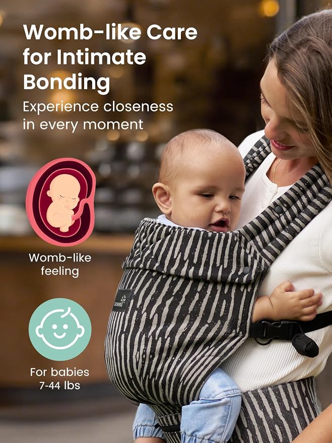 GROWNSY Baby Carrier Newborn to Toddler, Ergonomic Baby Toddler Carrier Wraps - Image 3