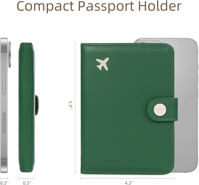 ZOPPEN Passport Holder Women, Passport Cover Travel Wallet Rfid Blocking - Image 4