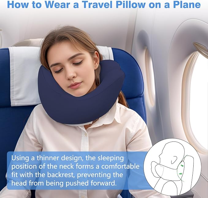 Neck Pillow Airplane, Advanced Neck Support - Image 6
