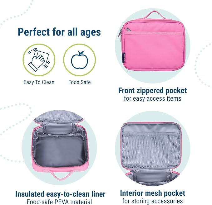 Wildkin Kids Insulated Lunch Box – Durable and Reusable - Image 4