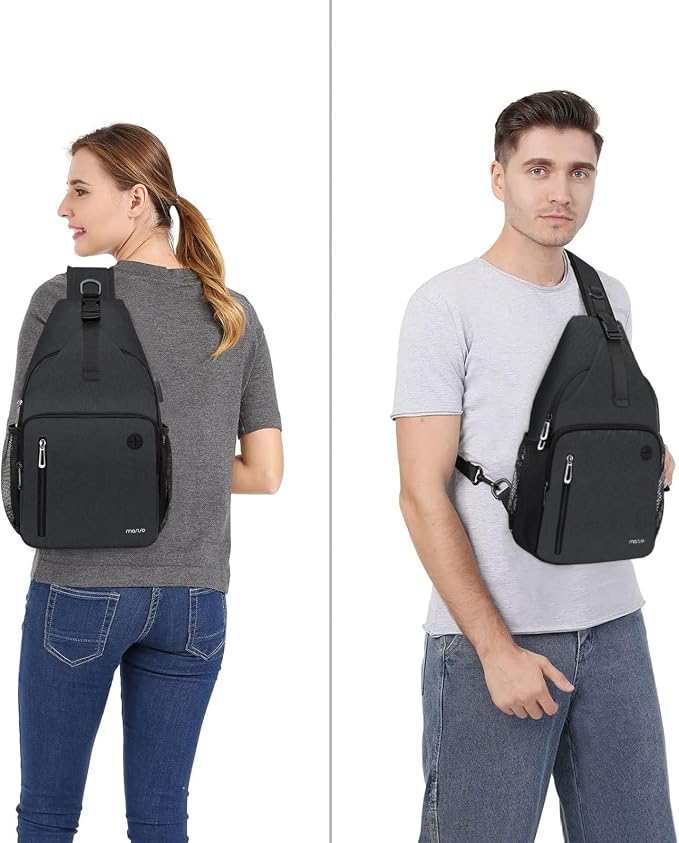 MOSISO Sling Backpack Bag, Crossbody Shoulder Bag Travel Hiking Daypack Chest - Image 7