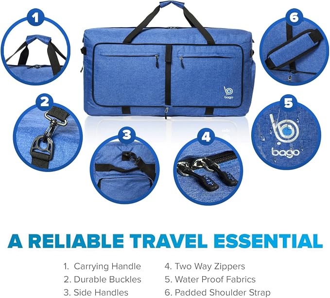 Bago Big XXL Foldable Duffel Bags - Image 3