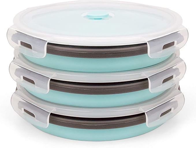 CARTINTS 1200ml Large Collapsible Meal Prep Containers, Reusable Silicone Food by CARTINTS