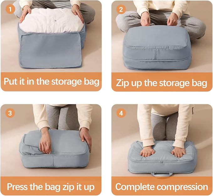 XL Ultra Space Saving Bags self compression organizer bags space saver bag - Image 5