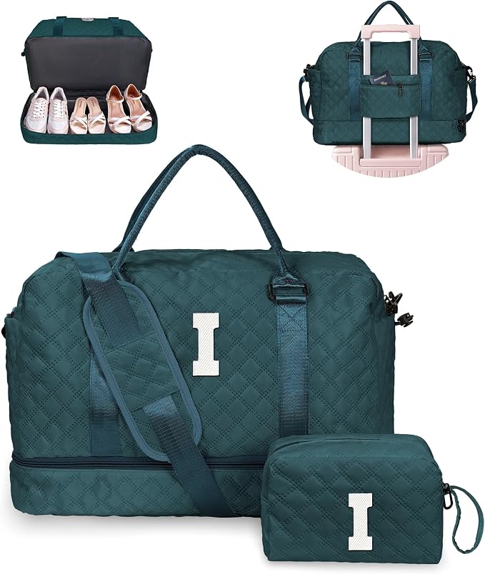Gifts for Women-Initial Kids Duffel Bags by Vogewood