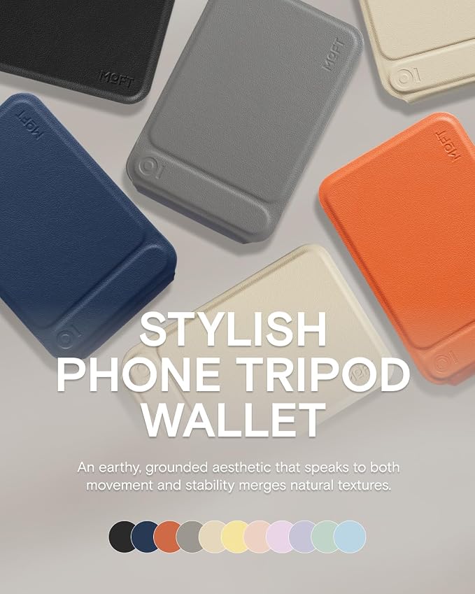 MOFT Phone Tripod Wallet for iPhone, Mulit-Angles, Portable Phone Stand - Image 7