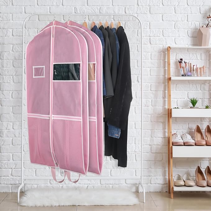 Zilink 43" Garment Bags for Travel for Women Carry on Suit Bags for Travel and - Image 3