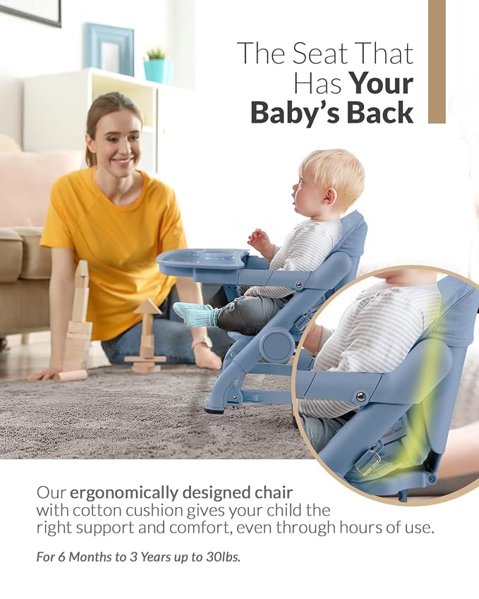 Feed Me 3-in-1 Travel High Chair Booster Seat - Image 6