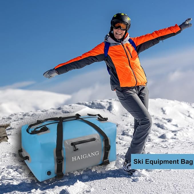 70L Waterproof Duffel Bag Travel Dry Bag, Large Capacity, Adjustable Thickened - Image 4