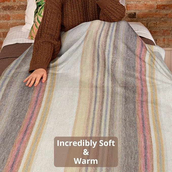 Alpaca Wool Throw Blanket | Super Soft, Lightweight, Breathable and - Image 5