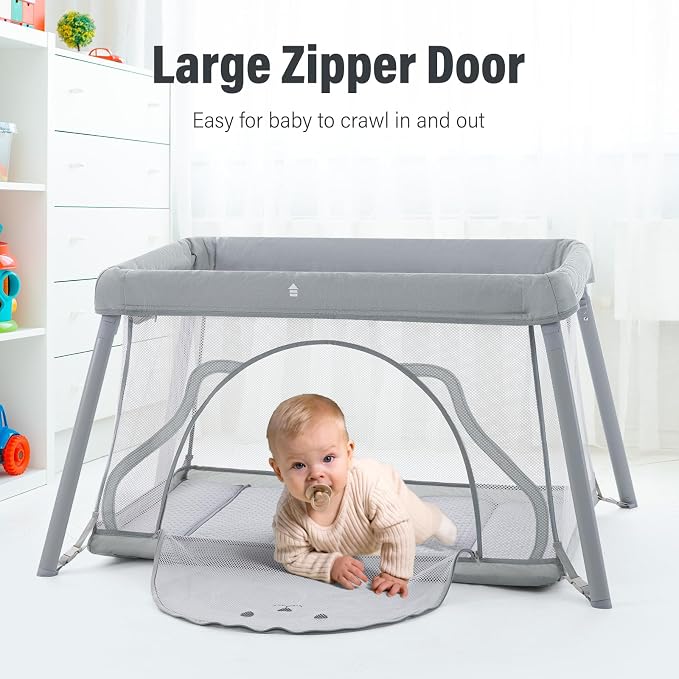 Travel Crib, Portable Crib for Baby, Pack and Play for Babies and Toddler - Image 5