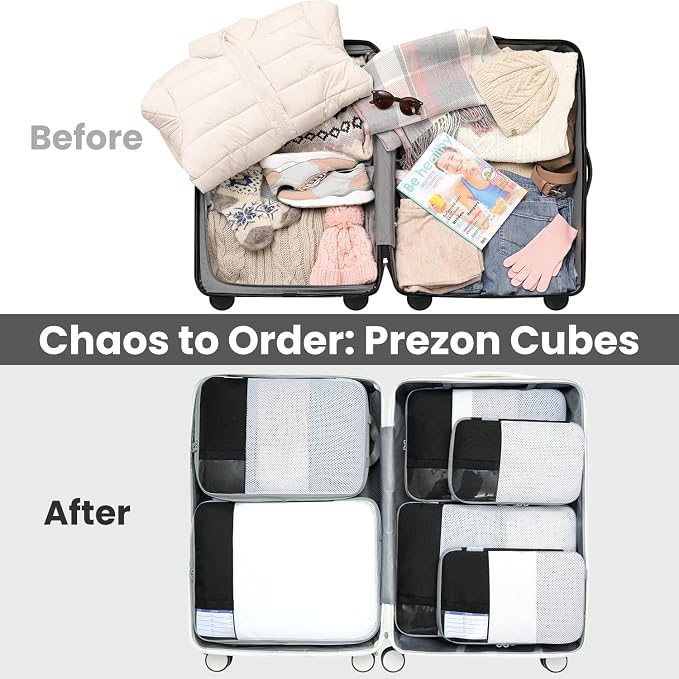 8 Set/6 Set/4 Set Compression Packing Cubes - Image 8