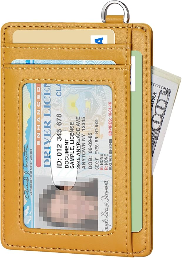 FurArt Slim Minimalist Wallet, Front Pocket Wallets, RFID Blocking, Credit Card - Image 2