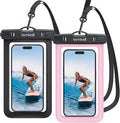 Lamicall 2Packs Waterproof Pouches, Beach Vacation Essentials by Lamicall