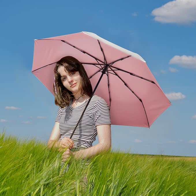 G4Free UPF 50+ UV Protection Large Travel Umbrella 42/46 Inch Auto Open Close - Image 7