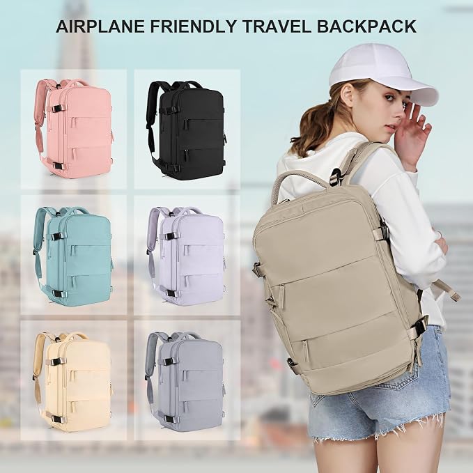 coowoz Travel Backpack For Women Men, Carry On Backpack, Hiking Backpack - Image 7