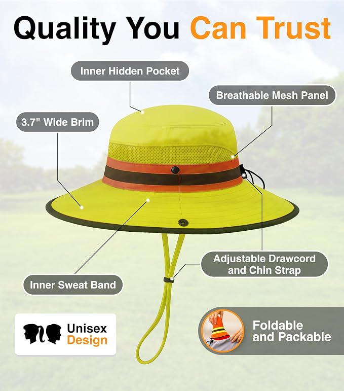 GearTOP Safari Sun Hat for Men and Sun Hats for Women UV Protection UPF 50+ - Image 3