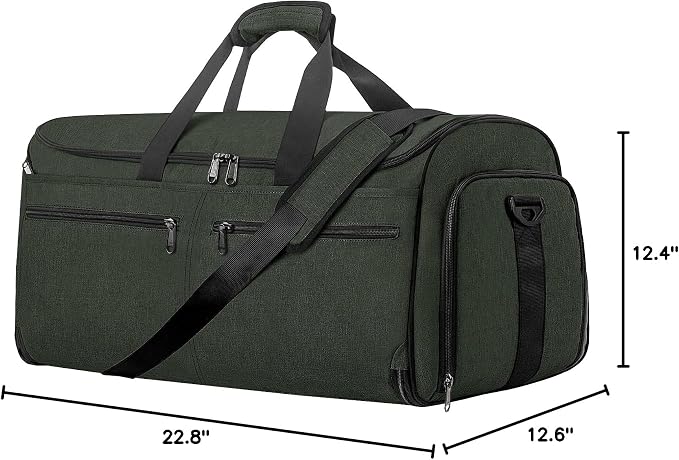 Bukere Garment Bags for Travel, Large Convertible Garment Duffel Bag for Men - Image 9