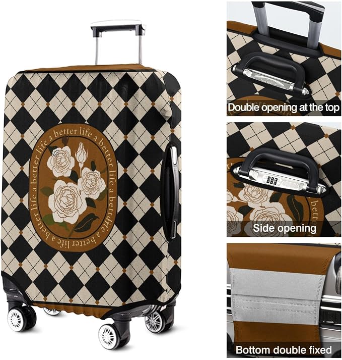 Travel Luggage Cover Suitcase Protector Fits 18-32 Inch Wheel Covers - Image 7